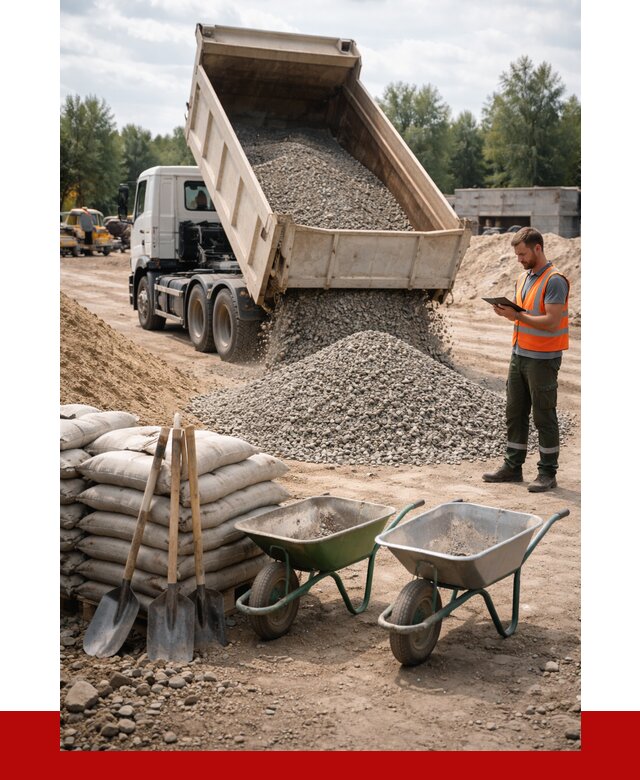 Доставка нерудных материалов в Каменске-Шахтинском от 1236 руб. | ПРОНЕРУДКсш