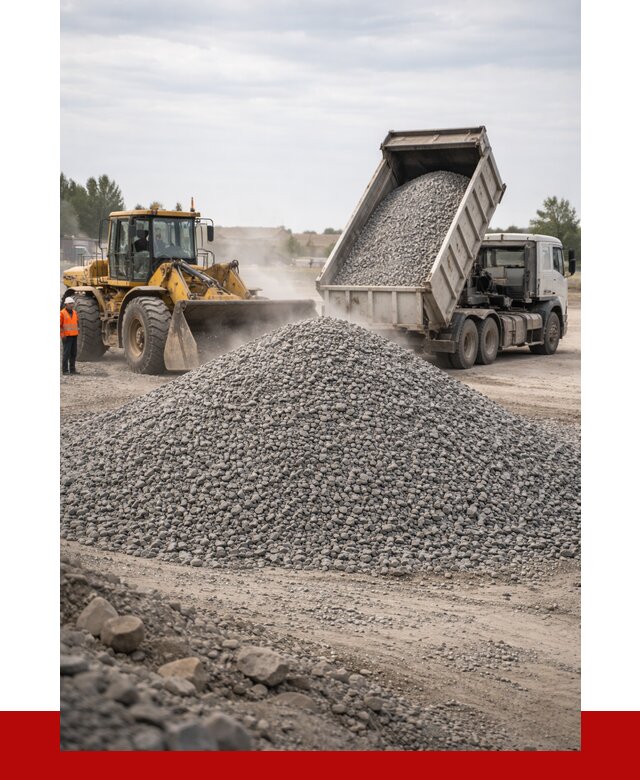 Купить щебень с доставкой в Каменске-Шахтинском от 2575 руб. | ПРОНЕРУДКсш
