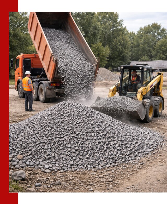 Купить гранитный щебень фракции 5–10 в Каменске-Шахтинском с доставкой