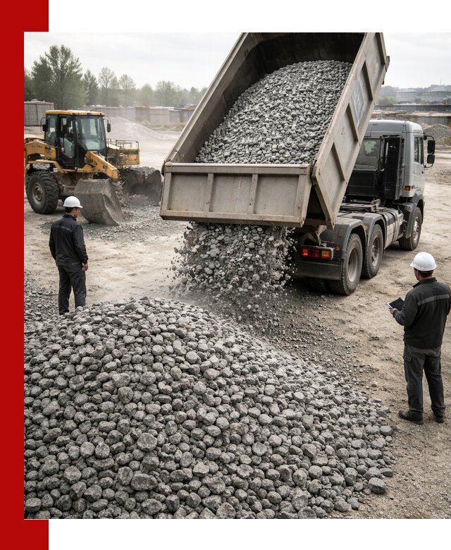 Доставка гранитного щебня фракции 20-40 в Каменске-Шахтинском