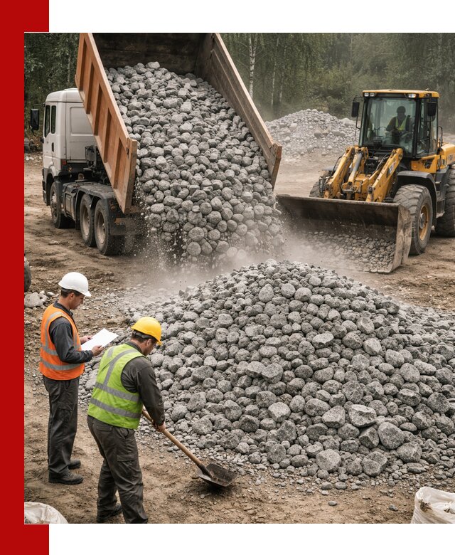 Гранитный щебень фракция 70-150 доставка в Каменске-Шахтинском