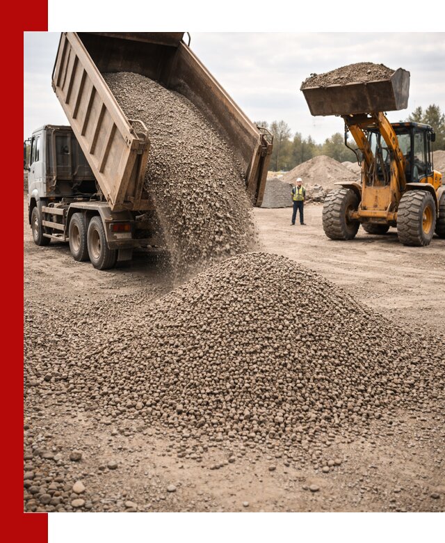 Гравийный щебень фракция 3–10 с доставкой в Каменске-Шахтинском