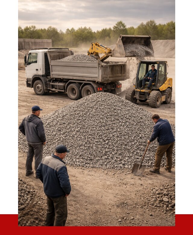 Гравийный щебень фракция 5-20 в Каменске-Шахтинском от 2472 р. ПРОНЕРУДКсш