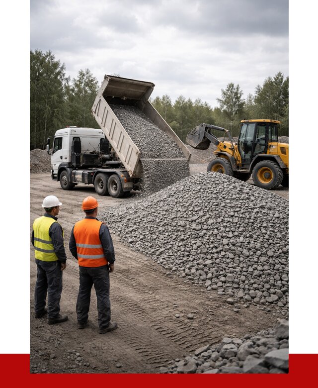 Гравийный щебень фракция 40-70 в Каменске-Шахтинском от 9786р | ПРОНЕРУДКсш