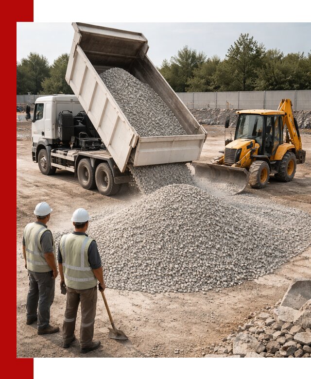 Купить известняковый щебень фракции 5–10 мм с доставкой в Каменске-Шахтинском