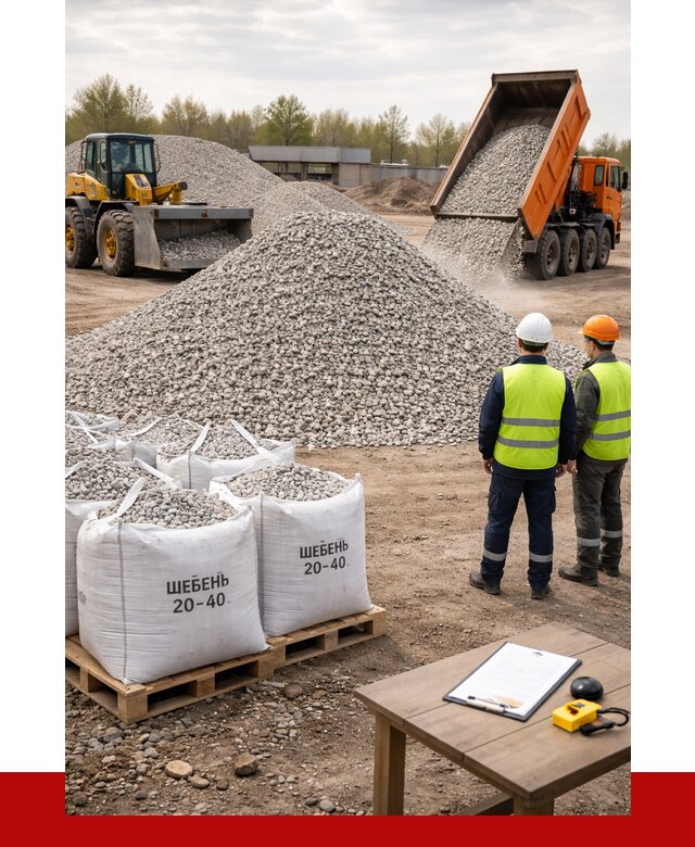 Известняковый щебень 20-40 в Каменске-Шахтинском от 2163 р. ПРОНЕРУДКсш