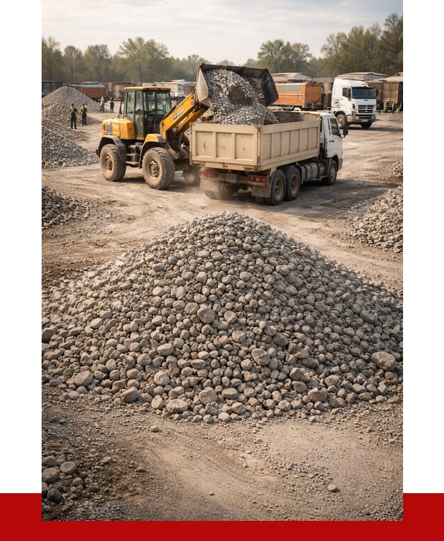 Вторичный щебень фракция 40-70 в Каменске-Шахтинском от 1792 р, ПРОНЕРУДКсш