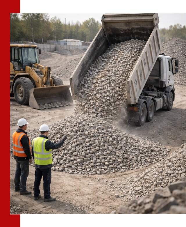 Вторичный щебень фракция 40–70 доставка в Каменске-Шахтинском