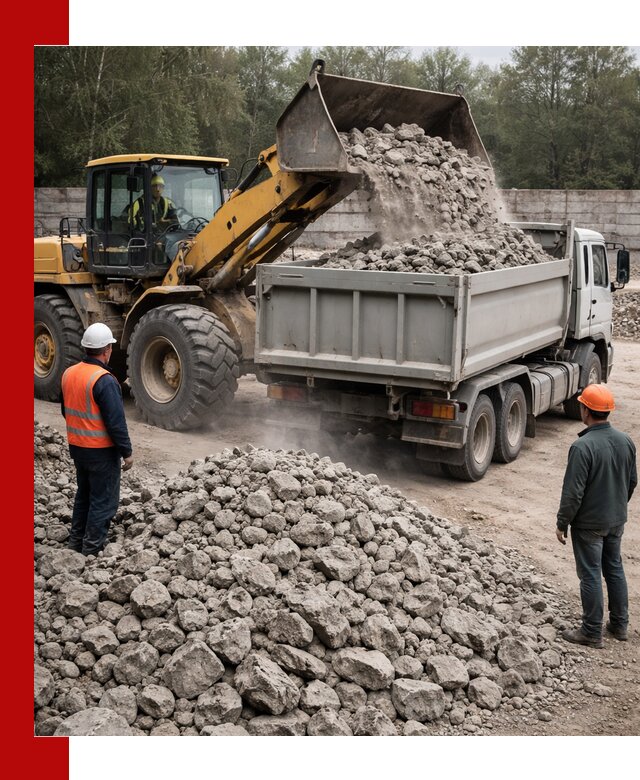 Вторичный щебень фракция 70–150 в Каменске-Шахтинском с доставкой