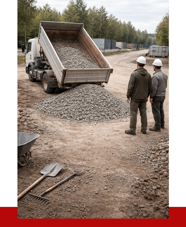 Бетонный щебень фракция 5-20 в Каменске-Шахтинском от 3296 р., ПРОНЕРУДКсш