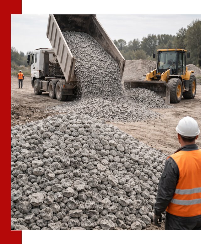 Доставка бетонного щебня фракции 20-40 в Каменске-Шахтинском