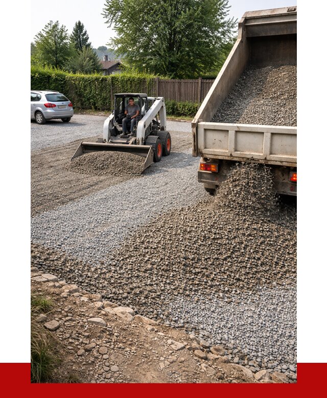 Щебень для парковки в Каменске-Шахтинском с доставкой от 1236 р.| ПРОНЕРУДКсш