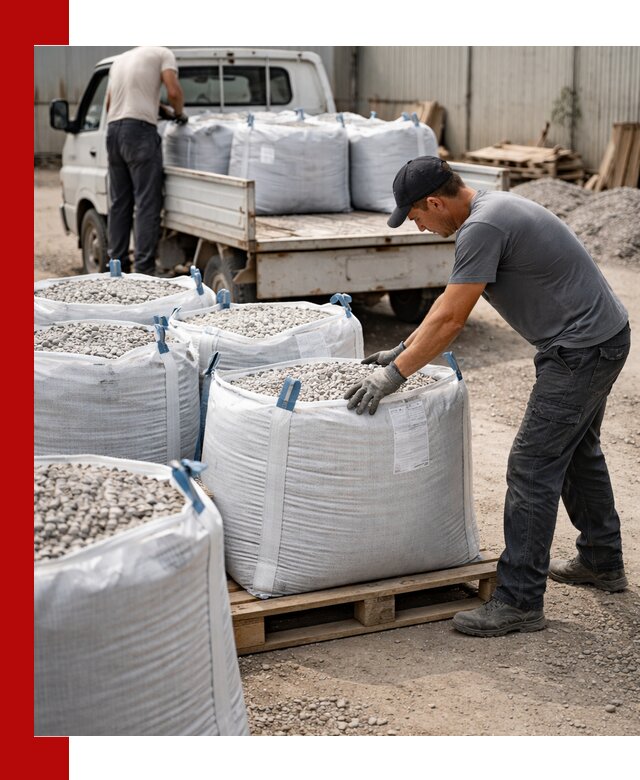Доставка щебня в мешках по выгодным ценам в Каменске-Шахтинском