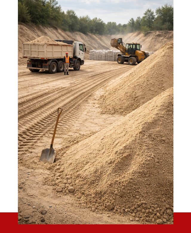 Карьерный песок мелкозернистый в Каменске-Шахтинском от 9271 р. | ПРОНЕРУДКсш