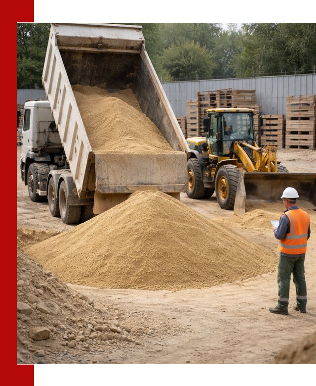 Доставка карьерного мелкозернистого песка в Каменске-Шахтинском