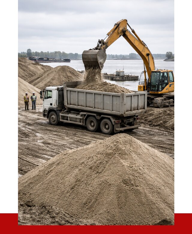 Купить речной песок навалом в Каменске-Шахтинском от 1854 р., ПРОНЕРУДКсш