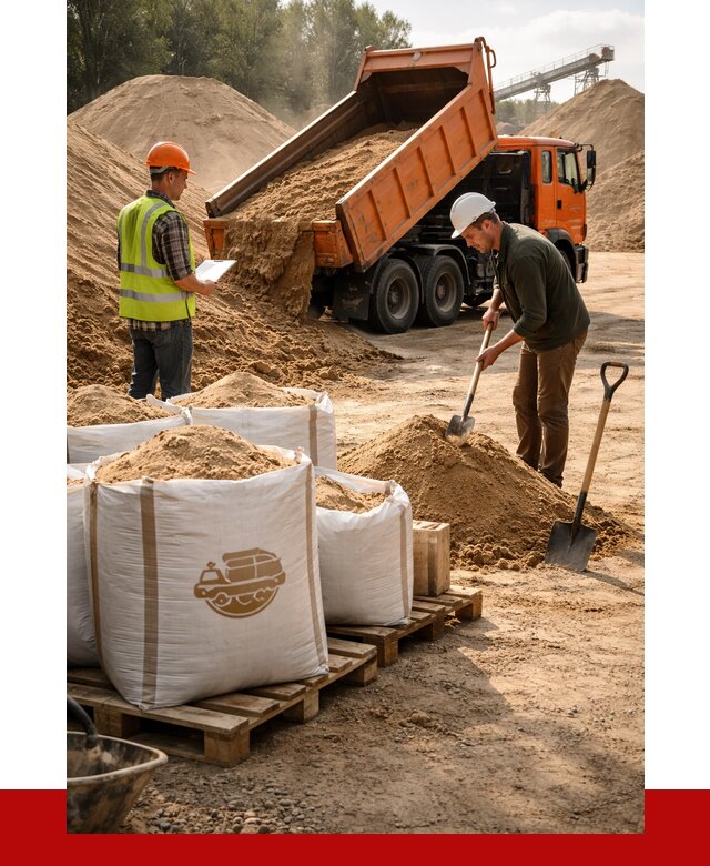 Строительный песок в Каменске-Шахтинском от 2266 р. с доставкой, ПРОНЕРУДКсш