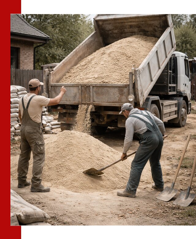 Песок для штукатурки с доставкой в Каменске-Шахтинском качественный и чистый