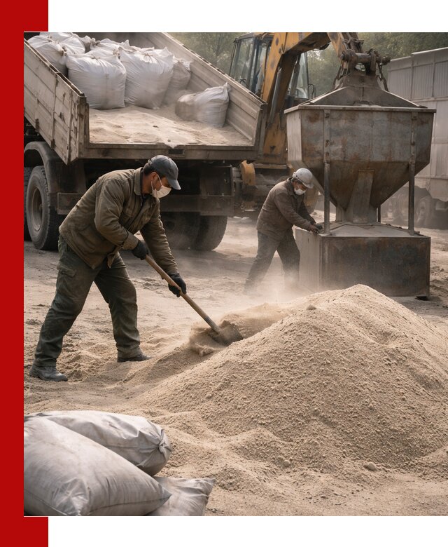 Кварцевый песок для пескоструя в Каменске-Шахтинском — доставка и качество