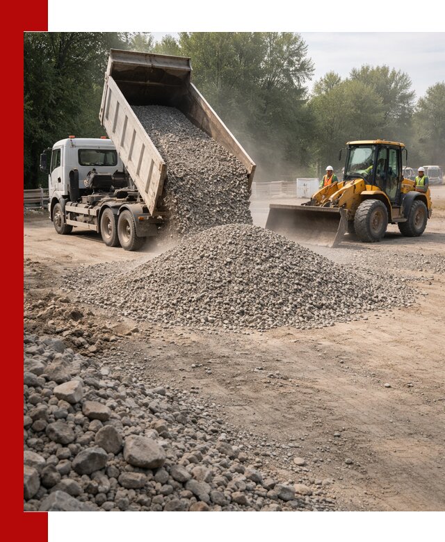 Гравий фракция 5–20 доставка в Каменске-Шахтинском оптом и в розницу