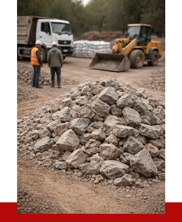 Купить бутовый камень с доставкой в Каменске-Шахтинском от 2369 р. | ПРОНЕРУДКсш