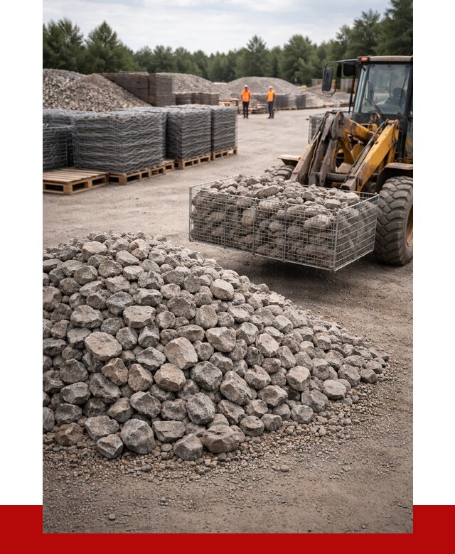 Камень для габионов фракция 70-150 в Каменске-Шахтинском от 4326 р. | ПРОНЕРУДКсш