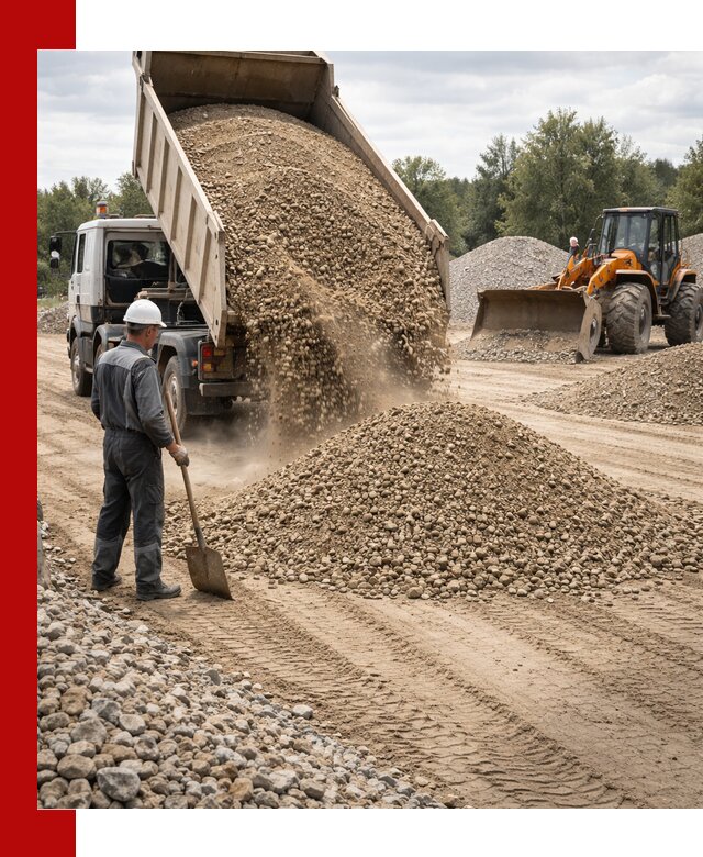 Доставка щпс С3 в Каменске-Шахтинском самосвалами и бортовыми грузовиками