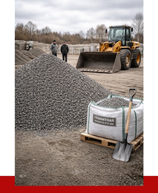 Купить гранитную крошку в Каменске-Шахтинском от 4944 р. с доставкой | ПРОНЕРУДКсш