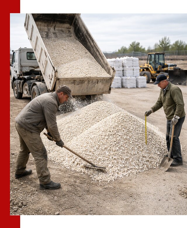 Мраморная крошка с доставкой и разгрузкой в Каменске-Шахтинском