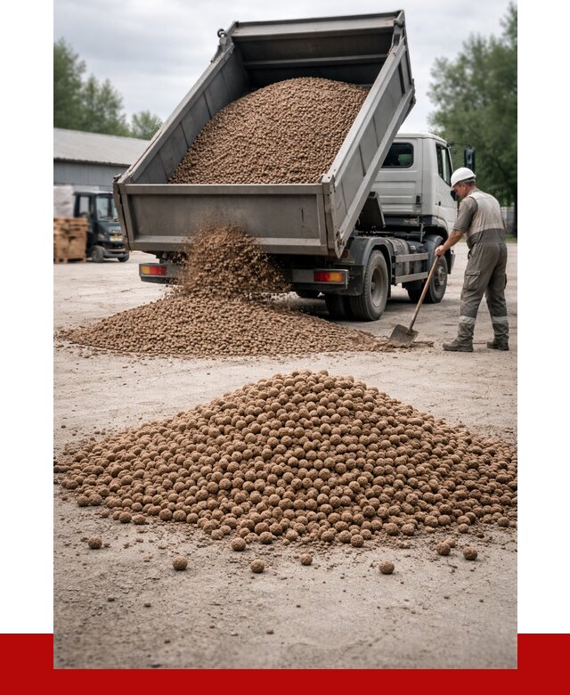 Керамзит с доставкой в Каменске-Шахтинском от 4326 р. за м3 | ПРОНЕРУДКсш