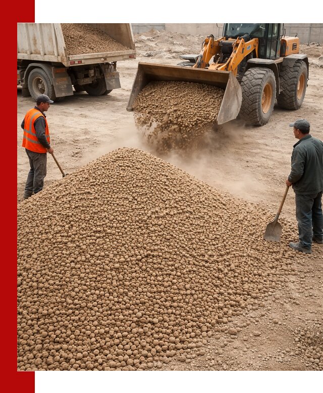 Керамзит фракция 10-20 с доставкой в Каменске-Шахтинском