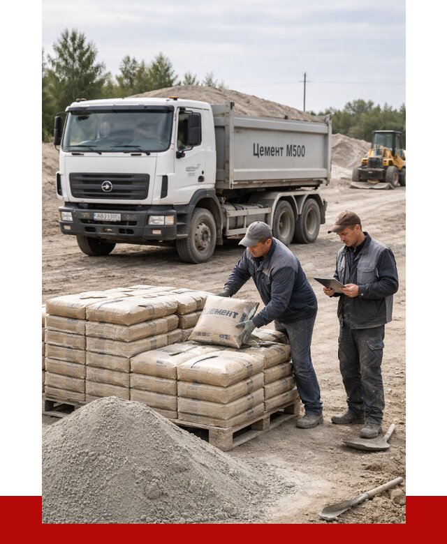 Купить цемент м500 с доставкой в Каменске-Шахтинском от 5357 р. | ПРОНЕРУДКсш