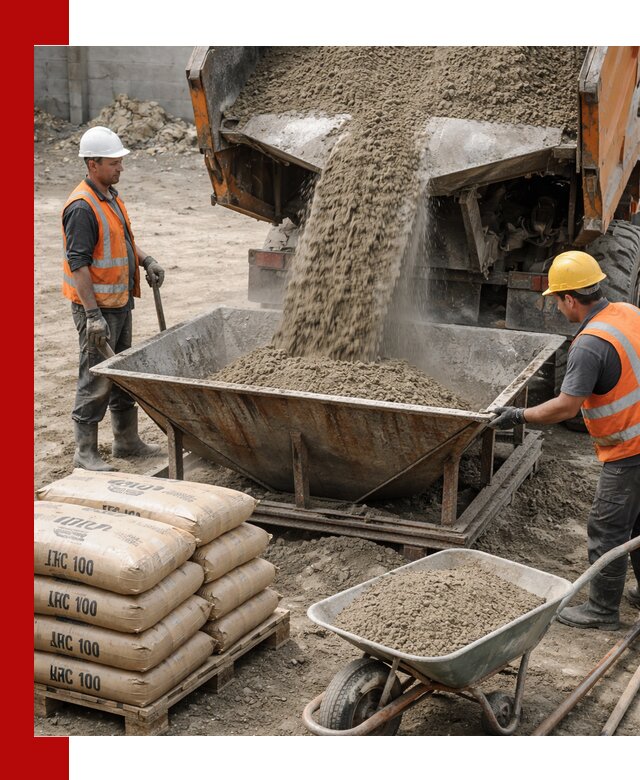 Доставка цементно-песчаной смеси М100 в Каменске-Шахтинском