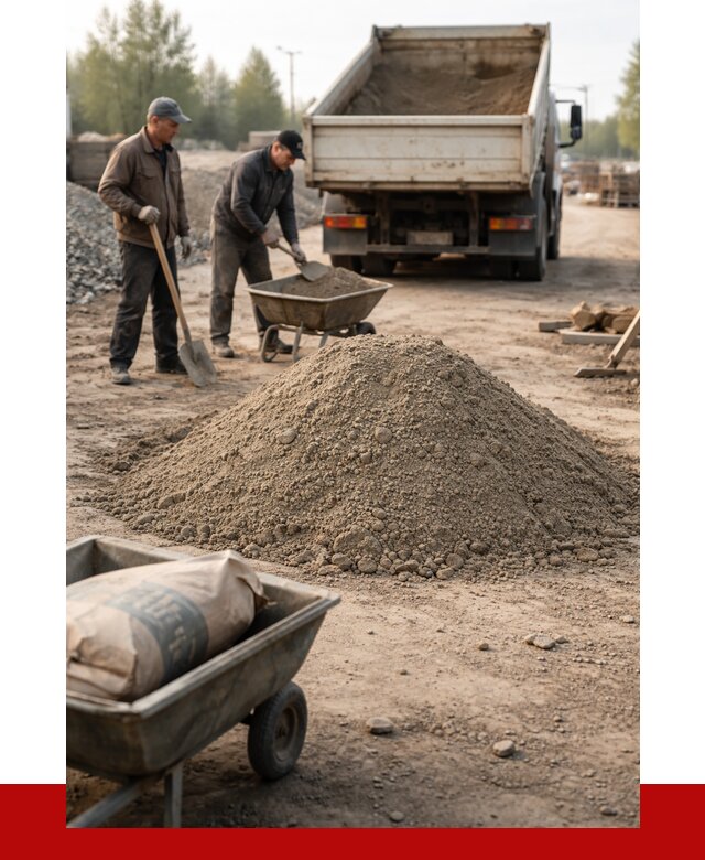 Цементно-песчаная смесь М150 в Каменске-Шахтинском от 4841 р. | ПРОНЕРУДКсш