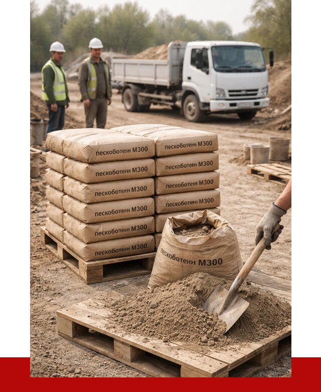 Пескобетон М300 в Каменске-Шахтинском с доставкой от 4790 р. за куб | ПРОНЕРУДКсш