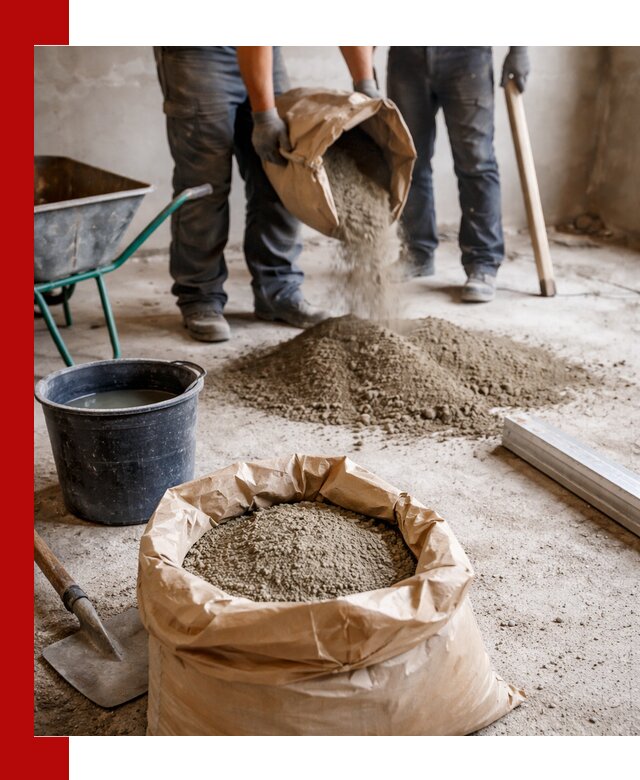 Доставка сухой смеси для стяжки в Каменске-Шахтинском