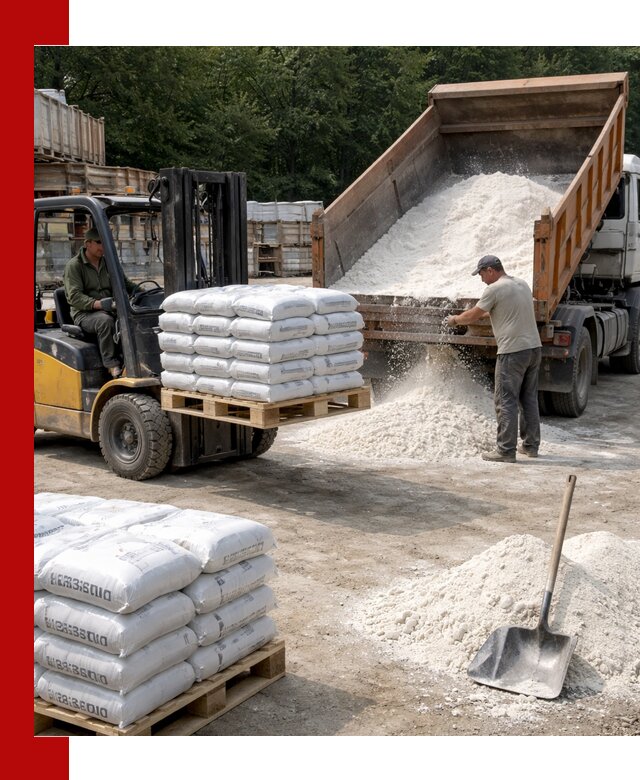 Доставка строительной извести оптом и в розницу в Каменске-Шахтинском