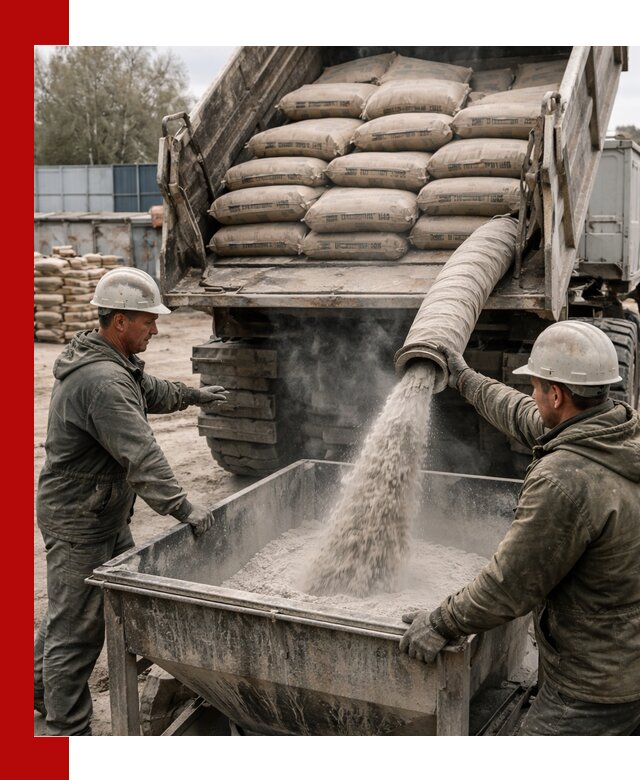 Доставка цемента М400 в Каменске-Шахтинском оптом и в розницу