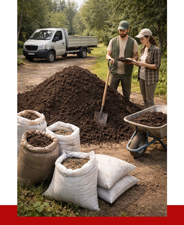 Купить грунт с доставкой в Каменске-Шахтинском от 4635 р. за м3 | ПРОНЕРУДКсш