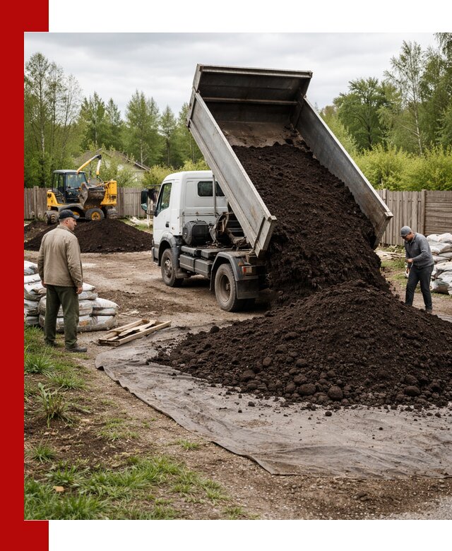 Доставка качественного почвогрунта в Каменске-Шахтинском оптом и в розницу