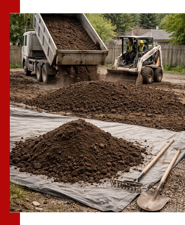 Грунт для отсыпки участка с доставкой в Каменске-Шахтинском