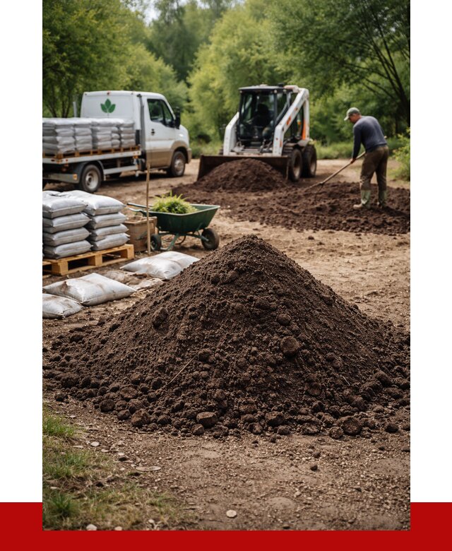 Грунт для озеленения с доставкой в Каменске-Шахтинском от 1854 р. | ПРОНЕРУДКсш