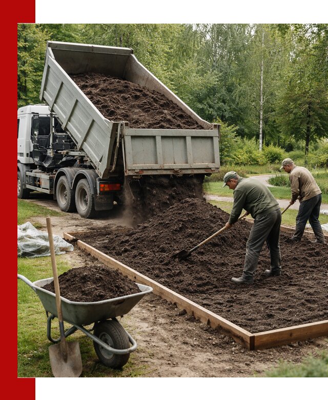 Доставка грунта для озеленения и благоустройства в Каменске-Шахтинском