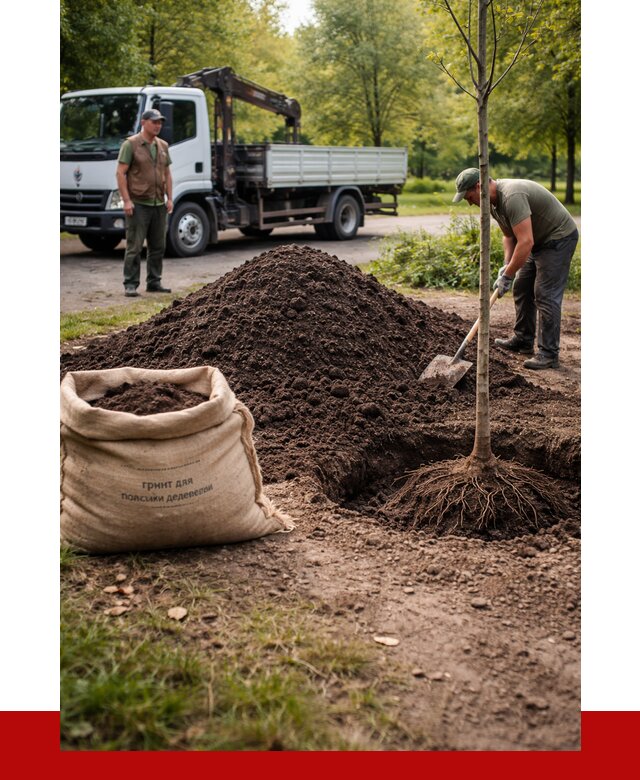 Грунт для посадки деревьев в Каменске-Шахтинском от 1236 р. | ПРОНЕРУДКсш