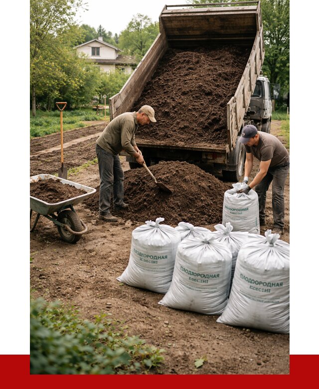Плодородная смесь в Каменске-Шахтинском от 4326 р./куб с доставкой | ПРОНЕРУДКсш