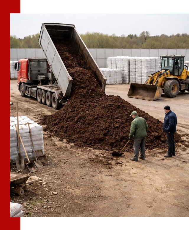Доставка торфяных смесей оптом и в розницу в Каменске-Шахтинском