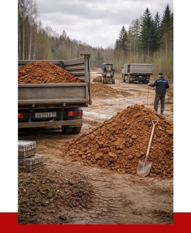 Глина и суглинки в Каменске-Шахтинском от 4635 р. за куб | ПРОНЕРУДКсш