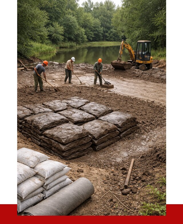 Купить глину для пруда в Каменске-Шахтинском от 4635 р. с доставкой | ПРОНЕРУДКсш