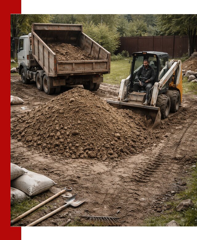 Суглинок для планировки участков в Каменске-Шахтинском с доставкой и выгрузкой