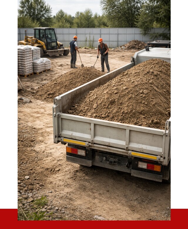 Супесь с доставкой в Каменске-Шахтинском от 2524 р. за куб | ПРОНЕРУДКсш